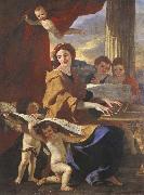 Nicolas Poussin St Cecilia painting